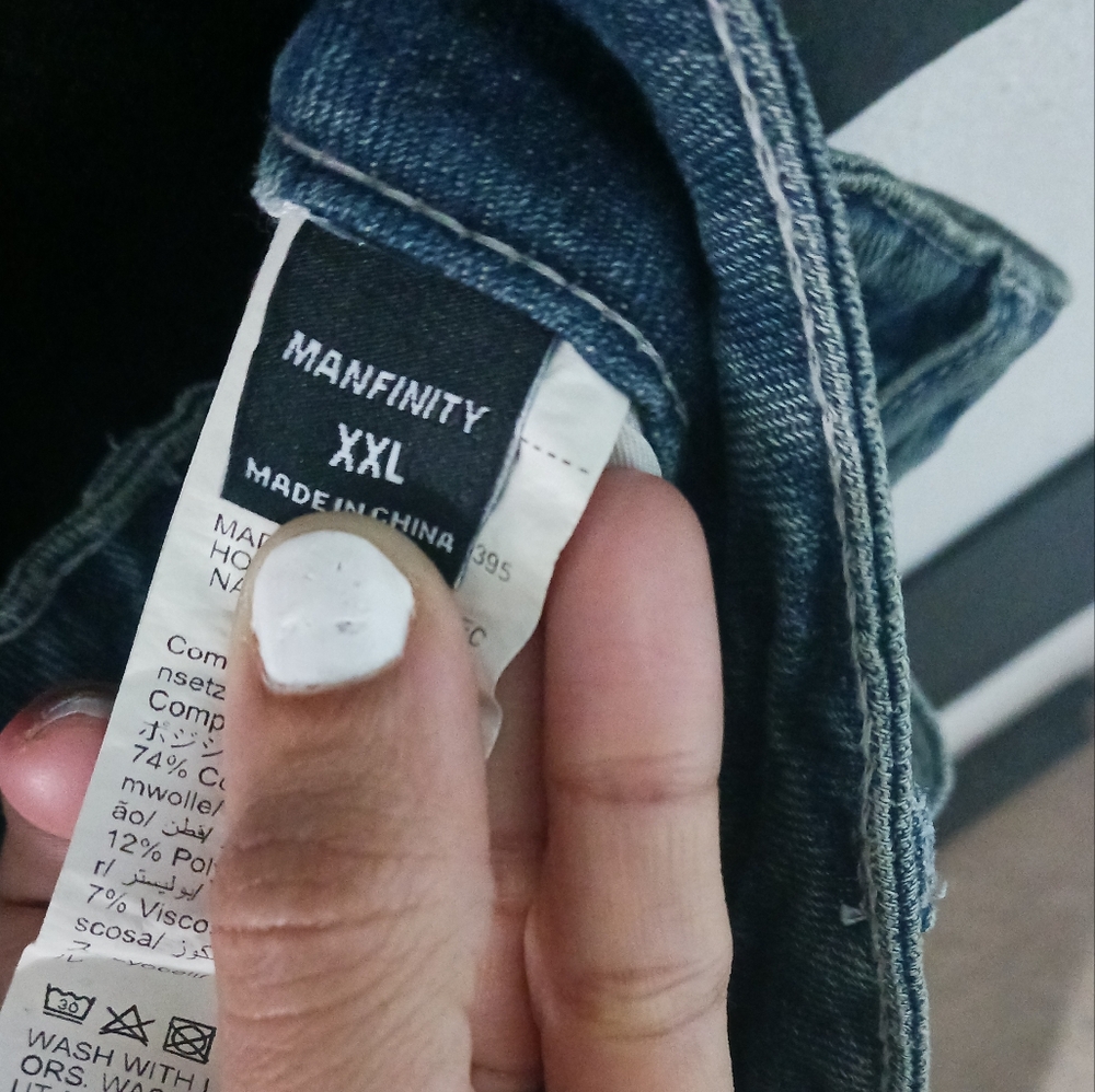 NEW Manfinity Men Denim Jeans - Picture 8 of 8